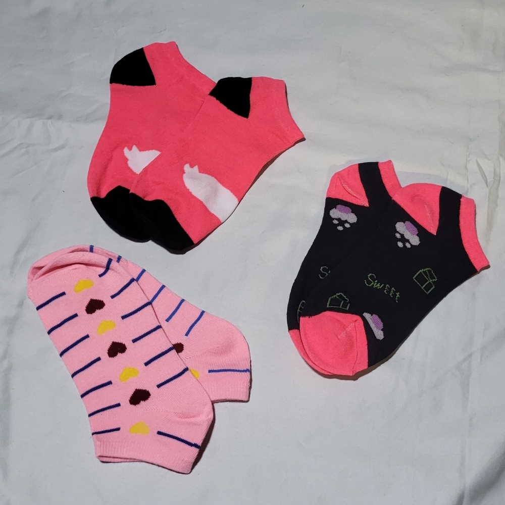 Colorful Ankle Socks Set - Picture 2 of 2